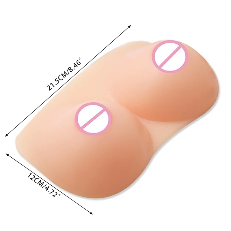 Strap on Breast Forms Silicone Fake Breastplate for Crossdressers Mastectomy Drop Shipping