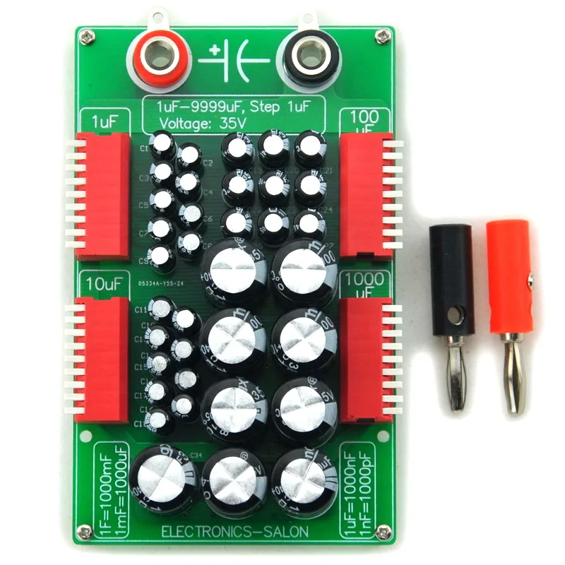 

ELECTRONICS-SALON 1uF to 9999uF Step-1uF Four Decade Programmable Capacitor Board.