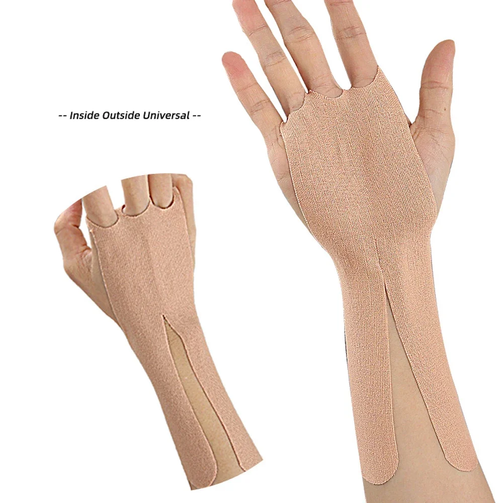 

10PCS Kinesiology Tape Precut - Waterproof Sports Tape for Wrist Pain Relief & Stability, Latex-Free & Breathable