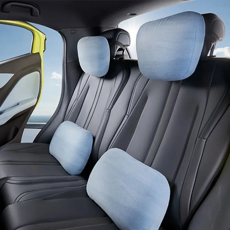 For BYD Seagull Dolphin Mini Surf Headrest Lumbar Support Interior Accessories Seat Headrest Neck Protection 100% Velvet Cotton