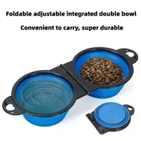 Portable Dual-Purpose Pet Feeder for Dogs & Cats - Ideal for Hiking & On-the-Go Adventures!