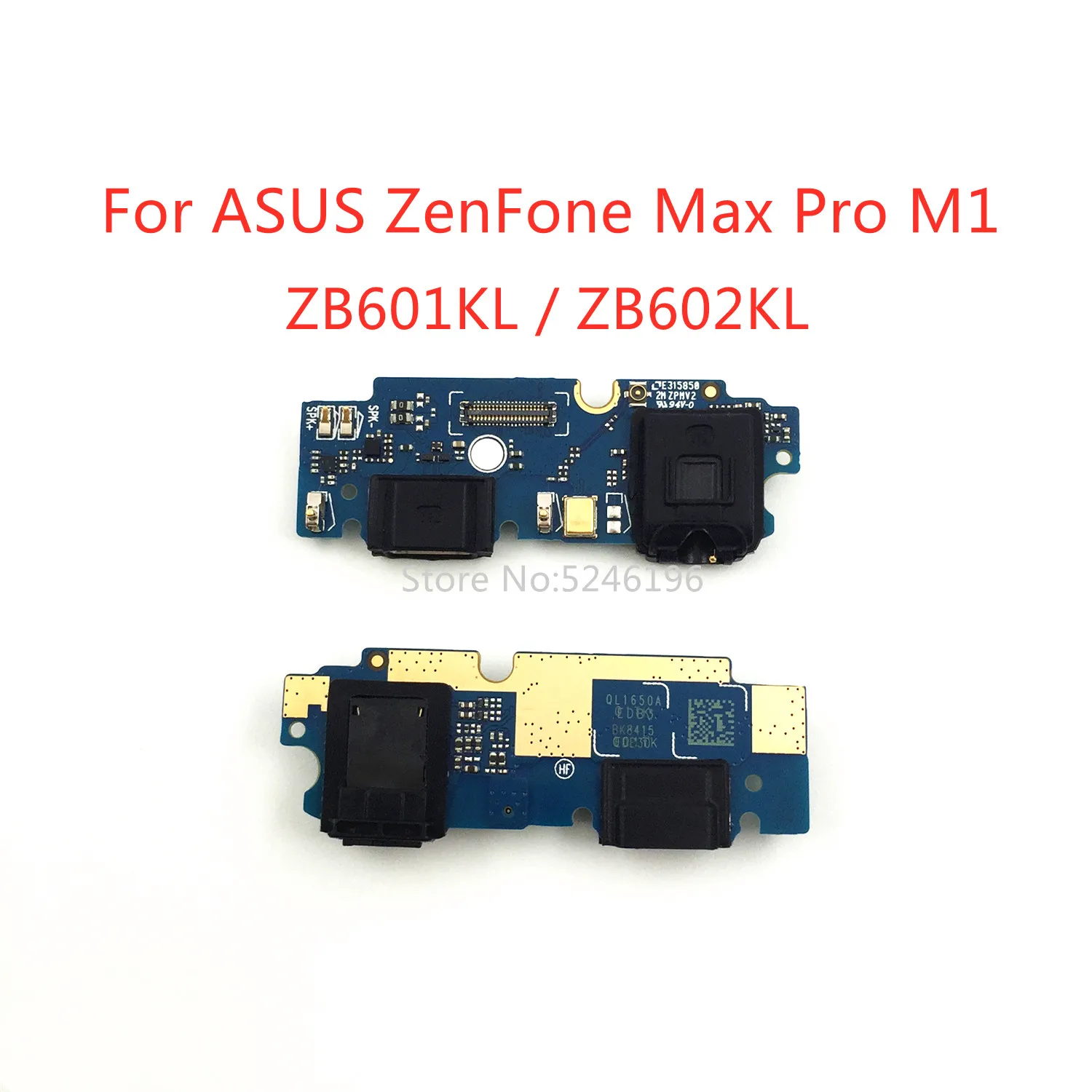 

1 шт. USB-порт для зарядки, базовый разъем для ASUS ZenFone Max Pro M1 ZB601KL, для ASUS ZenFone Max Pro M1 ZB602KL, запасная часть.