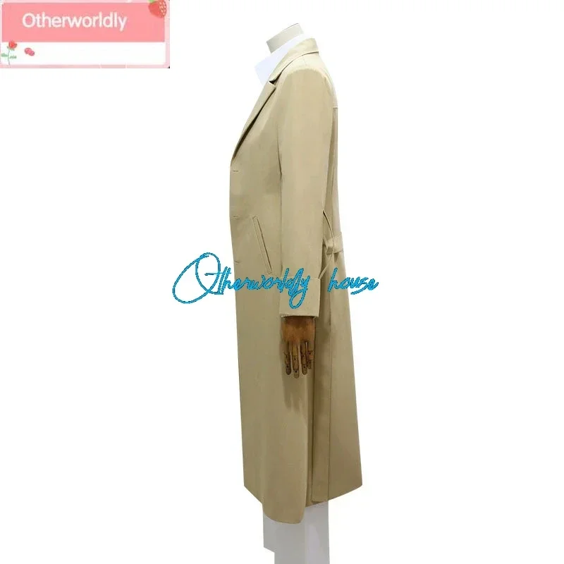 Anime Bungo Stray Dogs Dazai Osamu Cosplay Costume Long Jacket Coat Suit Adult Men Windbreaker Halloween Christmas clothing