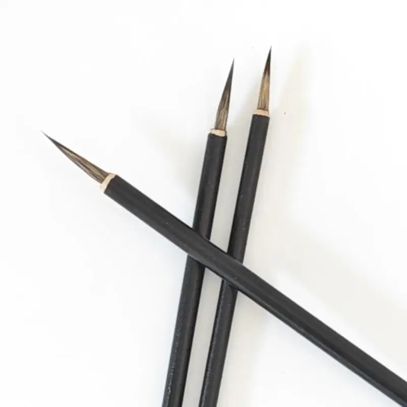 3Pcs Fine Tip Brush Tools for Ink Lettering Watercolor Practice