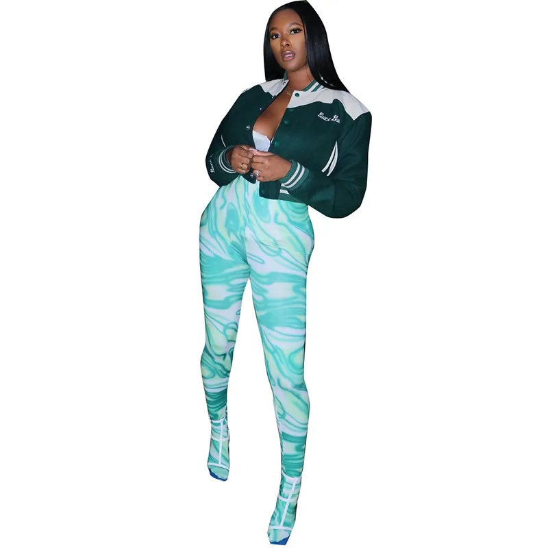 Women's High Waist Tie Dye Leggings Tight Fit Ankle-Length Base Layer Pants Thiened Long Trousers Other Material 00%