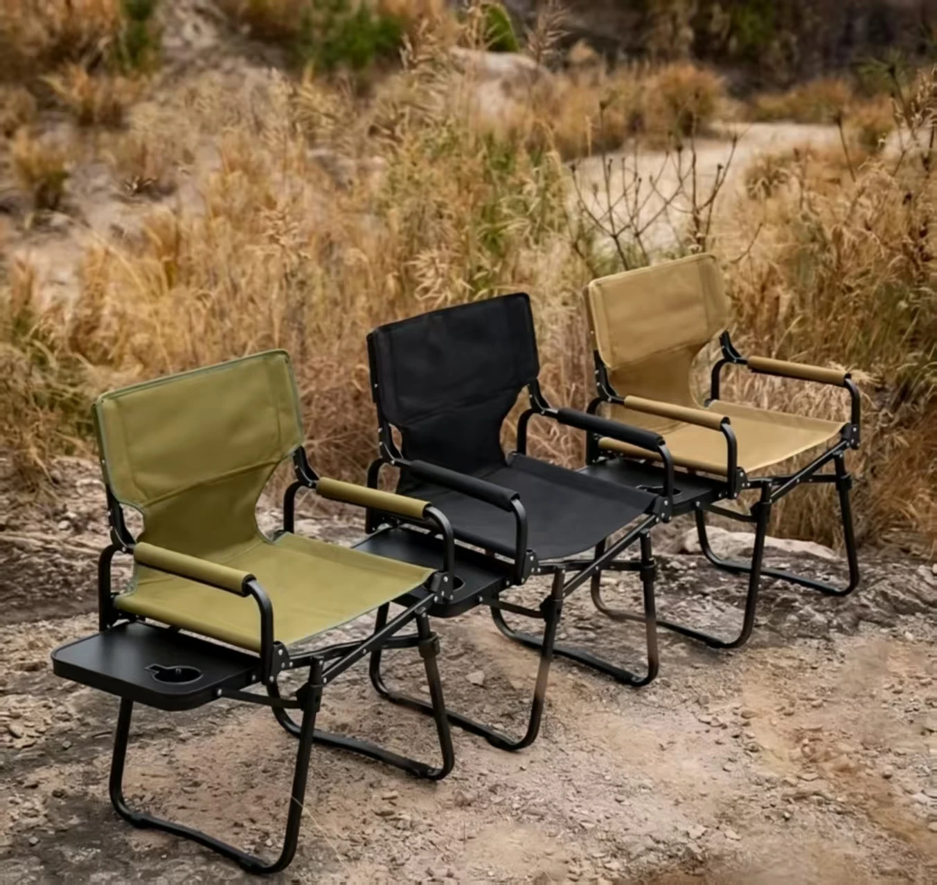 Outdoor Folding Chair Portable Directors Chair Camping Picnic Fishing Art Sketching Beach Leisure Chair Outdoor Furniture