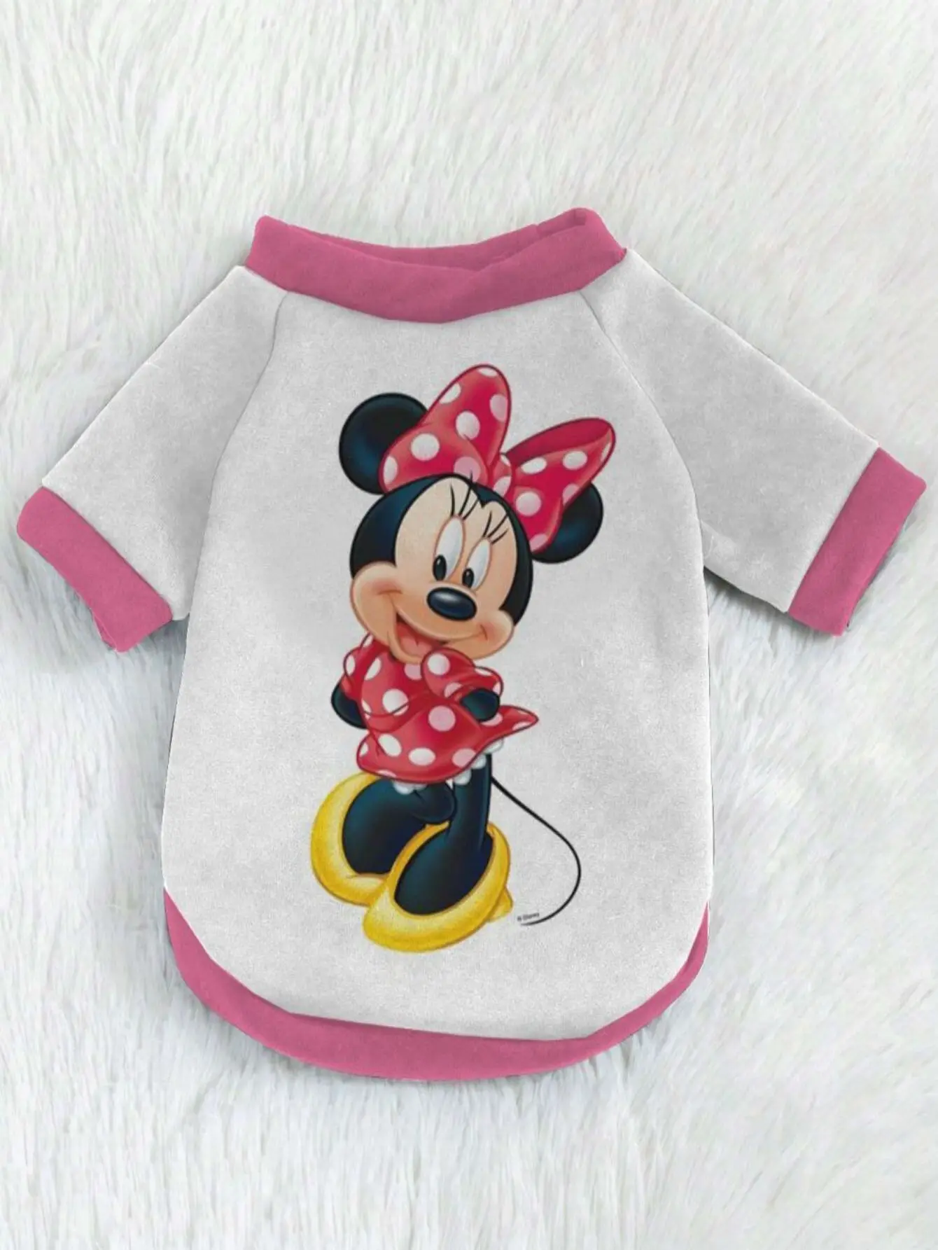 2024 Dog Clothing Pet Plus size hoodie with Disney Mickey Minnie Mermaid Element Printed puppy New pet hoodie thickened dog supp