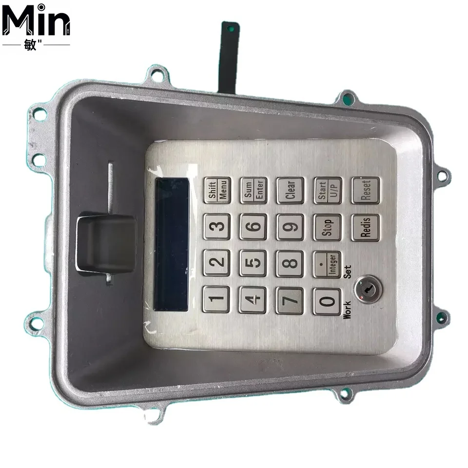Metal Keyboard Fuel Dispenser Spare Part Replacement Accessory for Station Fuel Dispenser Equipment