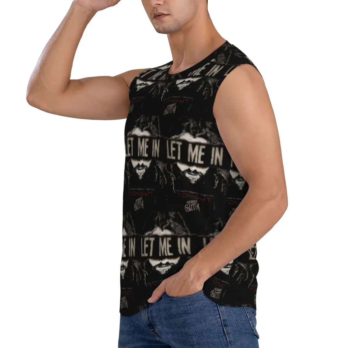 Bray Wyatt Vintage The Fiend Comics Men Sleeveless Tank Tops Quick Dry Breathable Gym Fitness Running Summer Casual Sport Vest