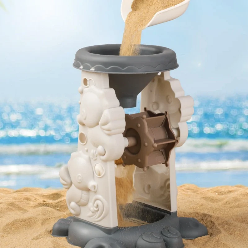 Zestaw zabawek plażowych dla dzieci Idealny na letnie kopanie w piasku Zabawa w wodzie Zabawne zabawki plażowe w kolorze Morandi