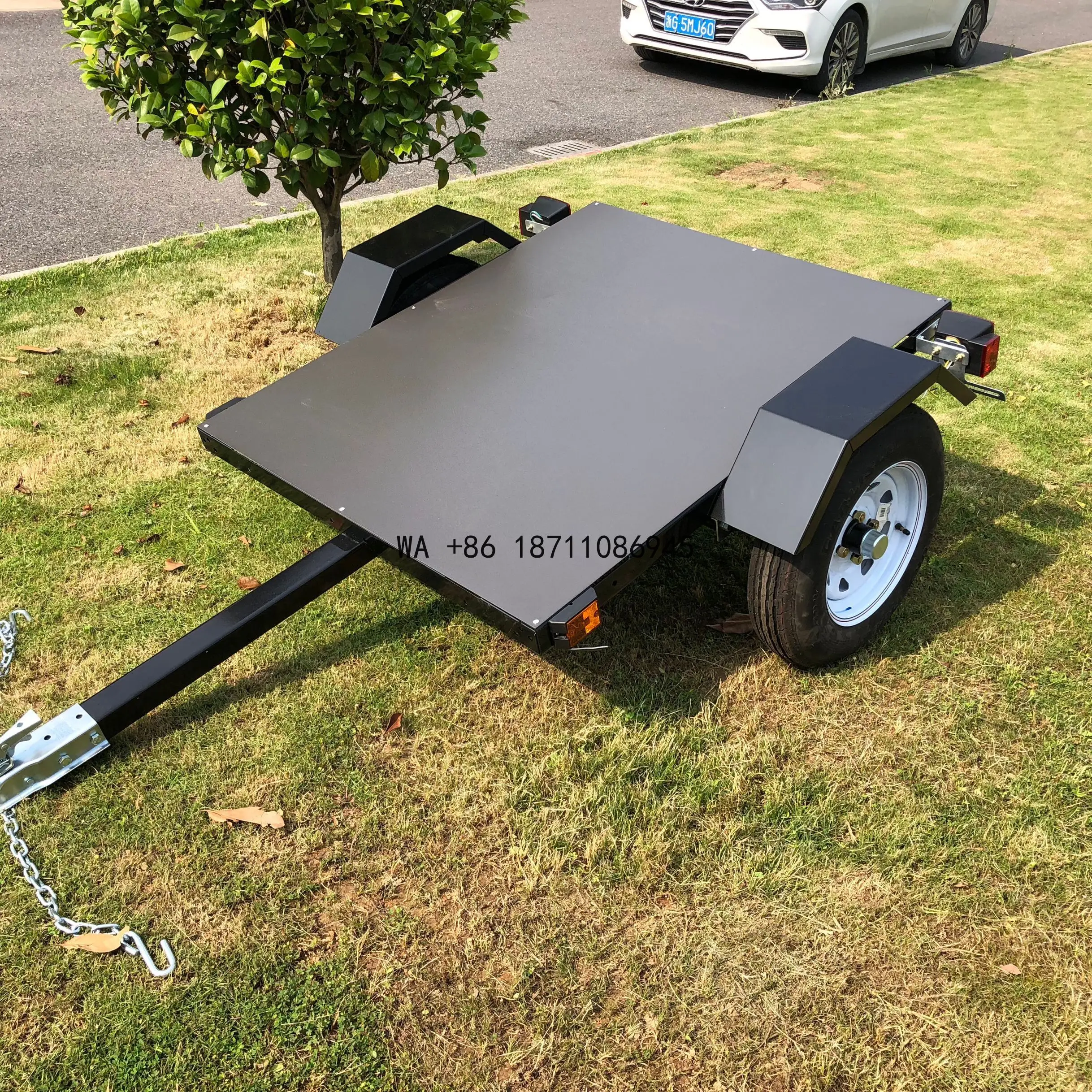 4'x4' Aluminum Small Car Utility Trailer Lightweight Compact Trailer
