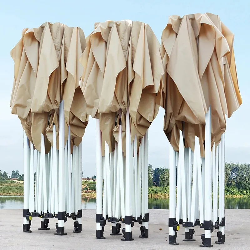 Four-legged rain-proof tent, four-corner awning, outdoor stall for commercial use