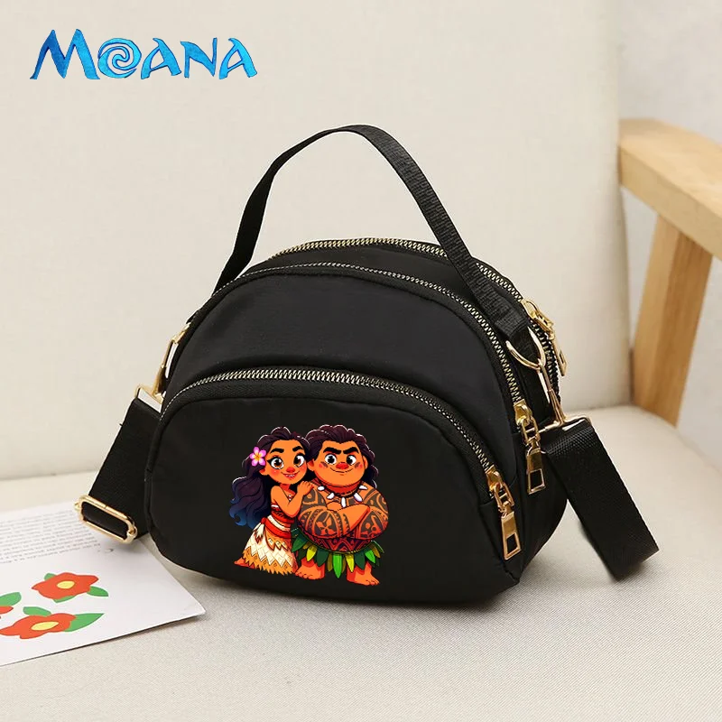 Moana Nylon Oxford Cloth Shoulder Bag  Printing Women's Large Capacity Casual Crossbody Packet Lightweight Small Square Handbag