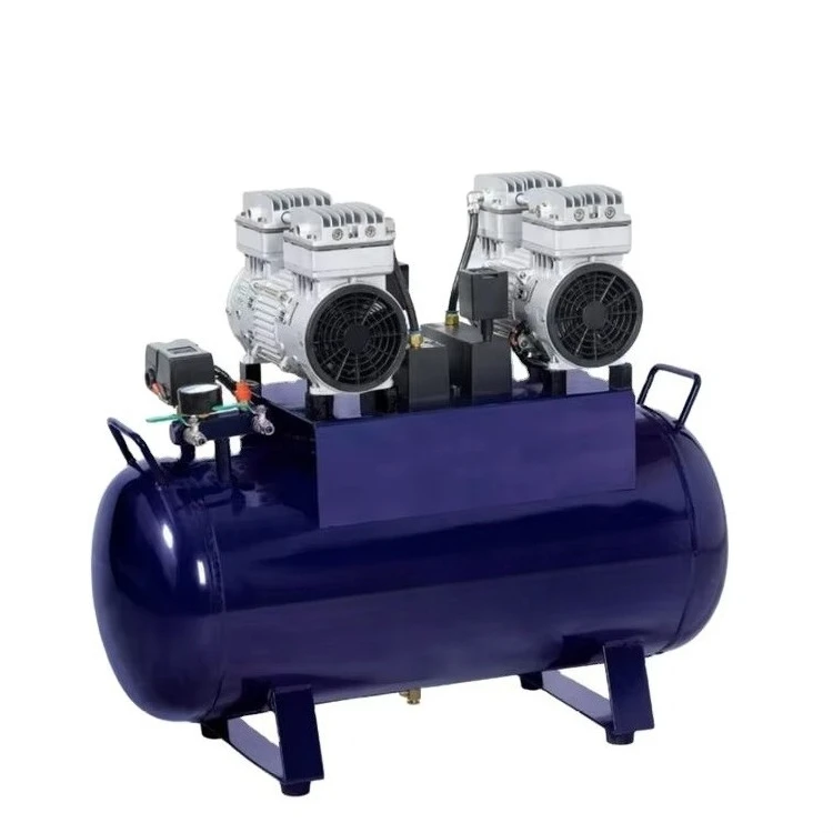 

No noise, no oil, China supplies four unit air compressors
