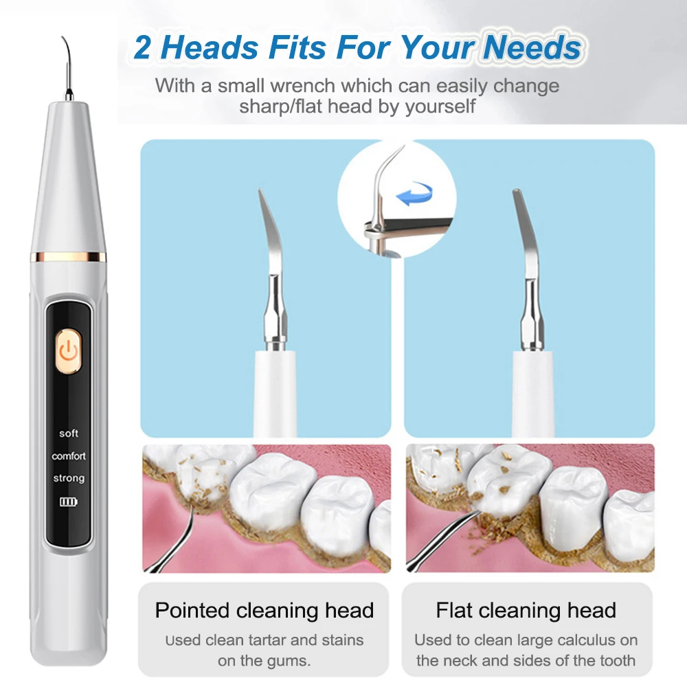الترا سونيك مبيضة أسنان للأسنان الجير وصمة عار الكهربائية سونيك تنظيف الأسنان USB المحمولة أداة ري الفم لطب الأسنان إزالة الحجر