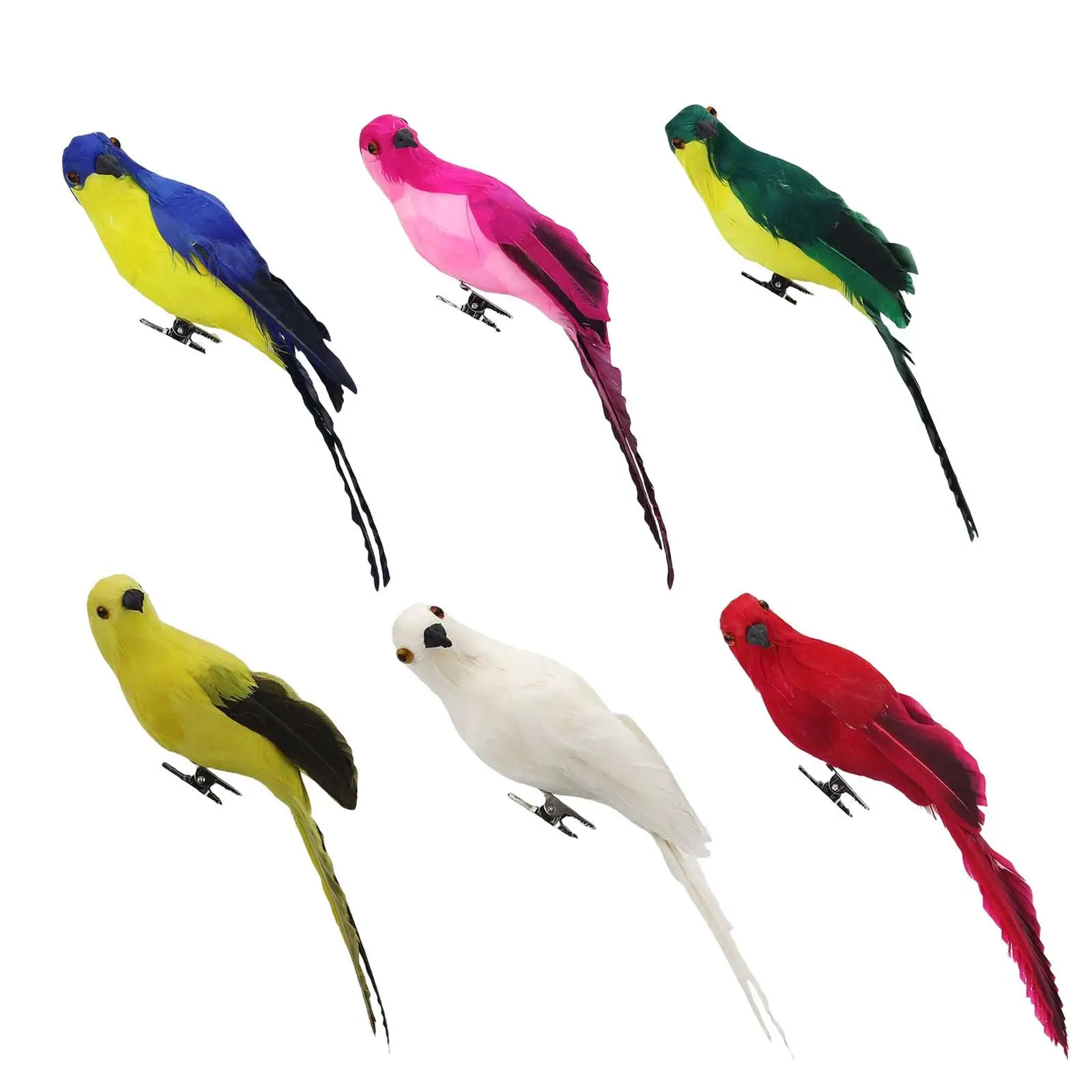 Fake Macaw Artificial Bird Housewarming Gifts Photography Props Simulation Parrot for Outdoor Porch Pathway Patio Yard Lawn
