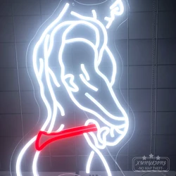 The muscle man modelling LED neon sign lamp is suitable for the room decoration gym exercise place, the bar  neon light