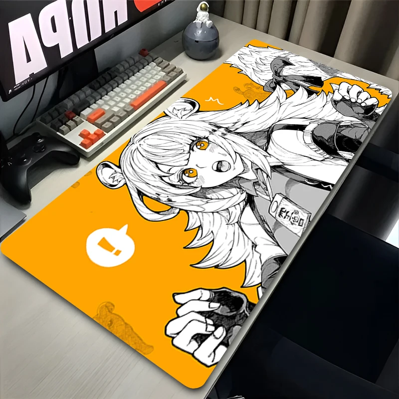 

Hot Mouse Pad Anime Gaming Accessories Varmilo Keyboard Pad Gamer PC Computer Desk Mat Zenless Zone Zero Ju Fufu kawaii Mousepad