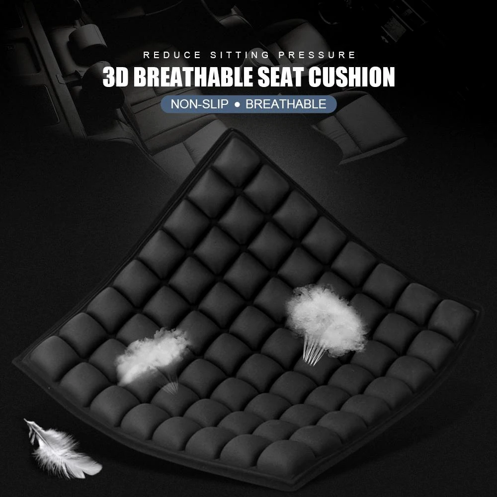 3D Air Cushion for Office Chair Car Seat Air Seat Cushion Back Cushion for Relieving Back Sciatica Tailbone Pain Seat Pad