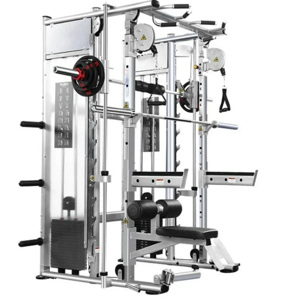 Multi-functional trainer fitness equipment home squat bench press rack smith machine gantry commercial comprehensive machine