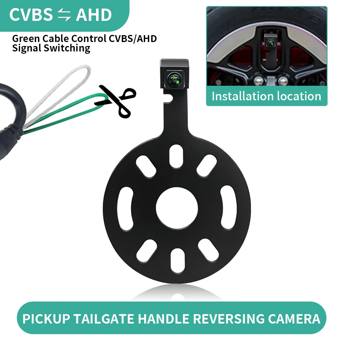 

AHD 170° Wide Angle Waterproof Vehicle Spare Tire Mount Rearview Backup Camera For Jeep Wrangler 2007-2018