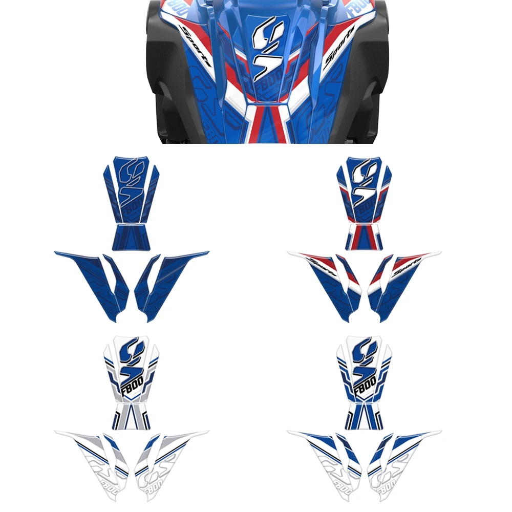 

For BMW F800GS Sport F 800 GS 2024-2025 Motorcycle 3D Gel Tank pad Protector Knee Tank Side Protectors Stickers Paint Protection