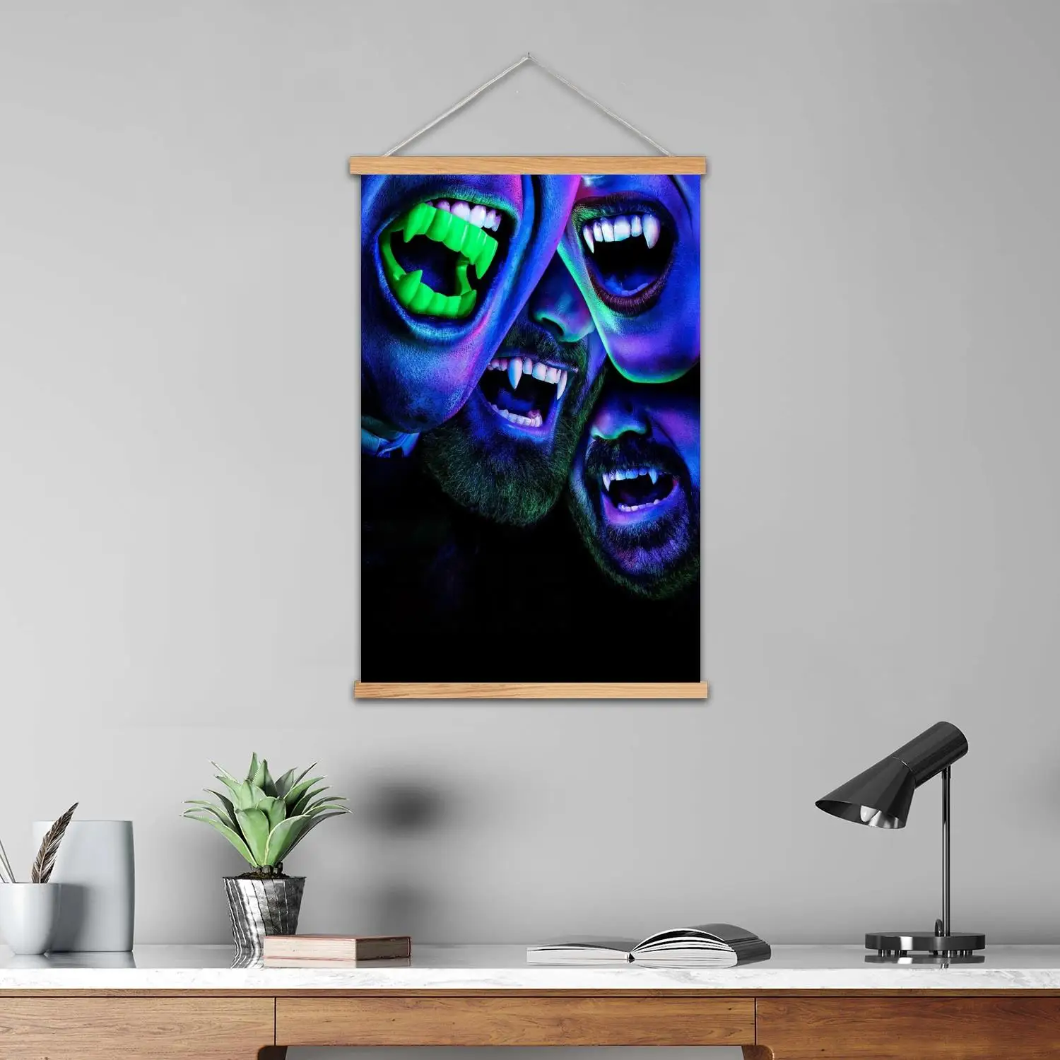 The Shadows Framed Wall Painting Canvas Art Poster and Wall Art  Modern Family Bedroom Decor Posters,Decorative painting