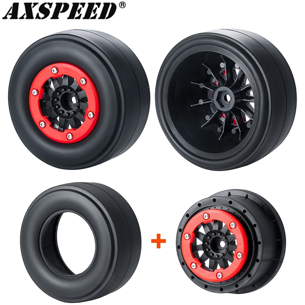 AXSPEED 1Pair Rear Drag Racing Wheel Tires 2.2/3.0