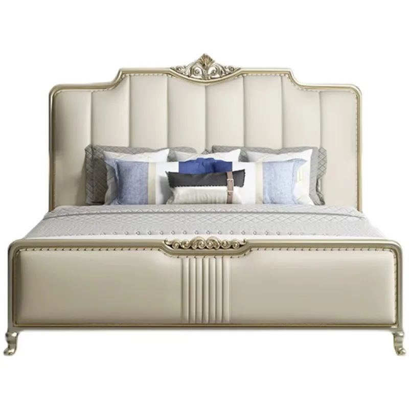Headboard Adult Double Bed Comforter Luxury Modern Twin Full Size Double Bed Monster Bedframe Letto Matrimoniale Home Furniture
