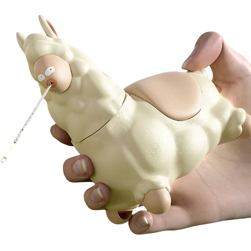Engraçado lhama esguicho arma fácil de preencher alpaca interativo pulverizador de água bonito imprensa brinquedo de impressão de água para banheira água jogando