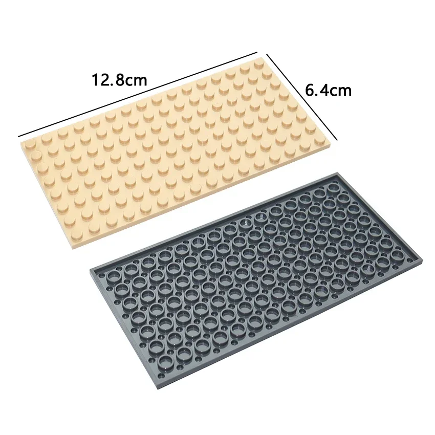 Bricks Size 8x16 Dots DIY Educational Building Blocks 92438 Thin Figures MOC Creative Assemblable Construction Toys for Children