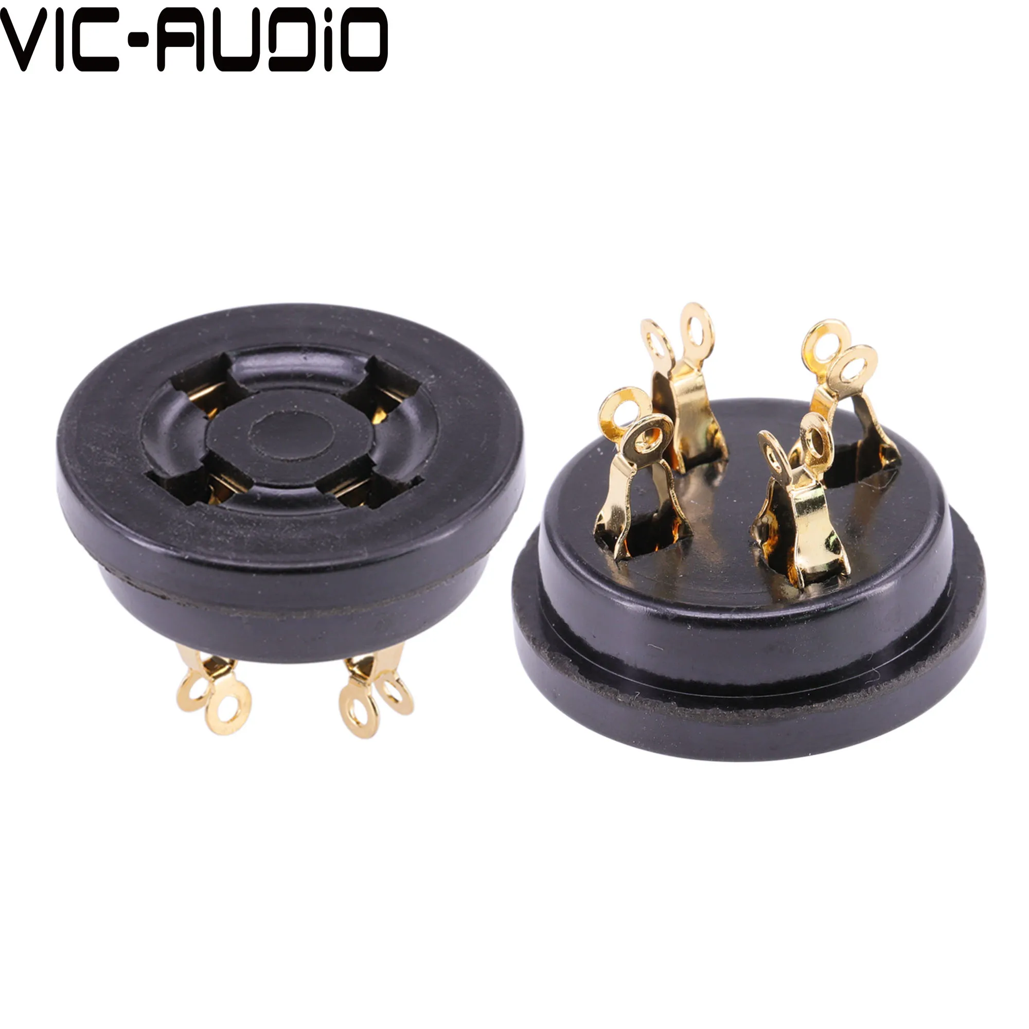 4Pin 튜브 소켓 GZS4-2 베이클라이트 빈티지 밸브 소켓 2A3 FU-811 811 101D 5Z3 300B 진공관 앰프 오디오 HIFI DIY