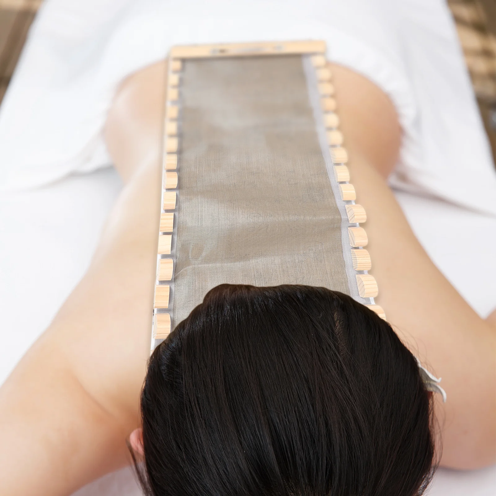 

Dragon Bone Moxibustion Tool Wood Back Massager Tool Ergonomic Keel Partition Safety Comfortable Moxibustion Device for Deep