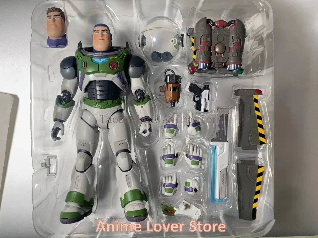 In Stock Bandai Original S.H.Figuarts SHF Buzz Lightyear Alpha Suit Model Anime Action Figures Toys For Kids Gift