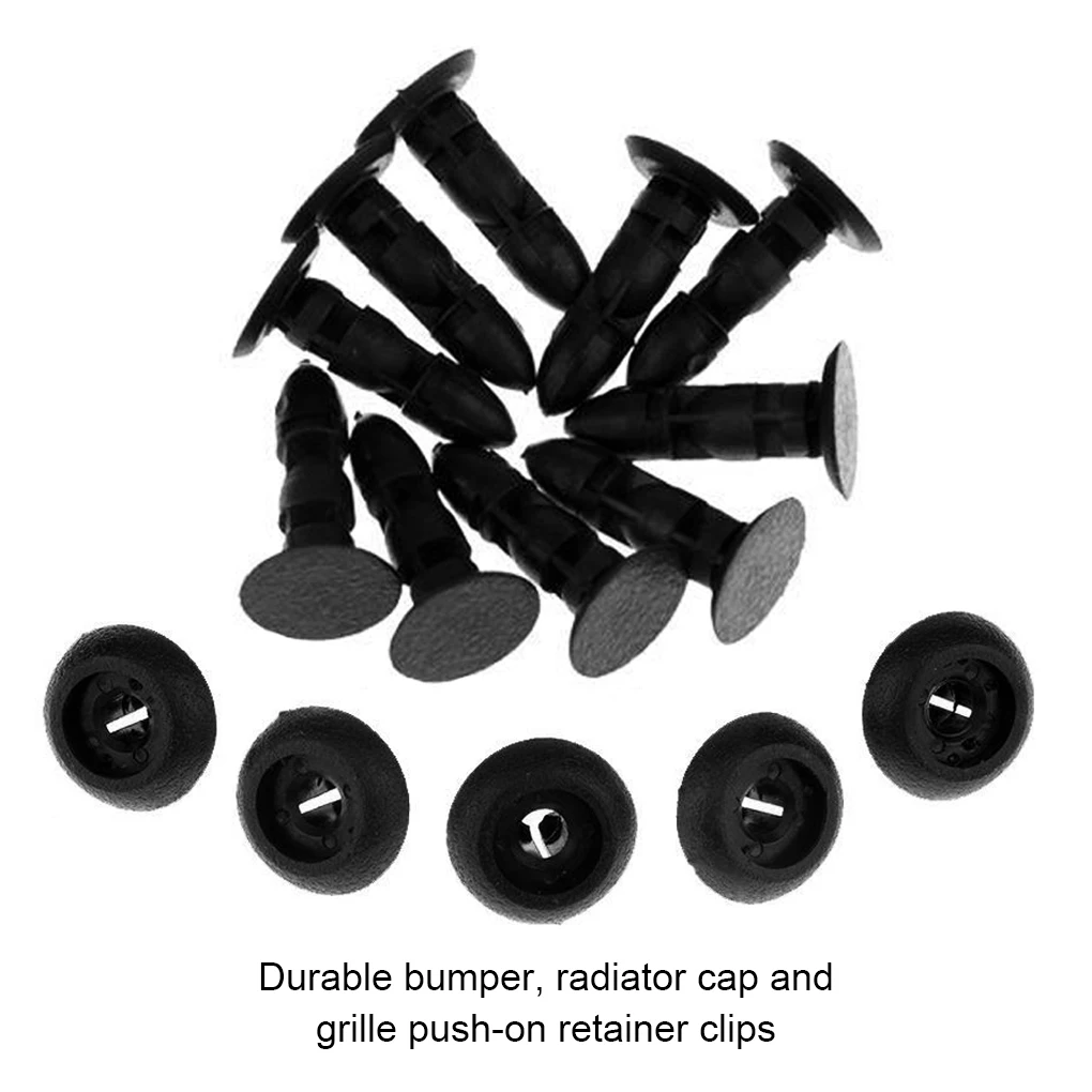 100Pcs Engine Cover Radiator Grille Bumper Clip Professional Clips