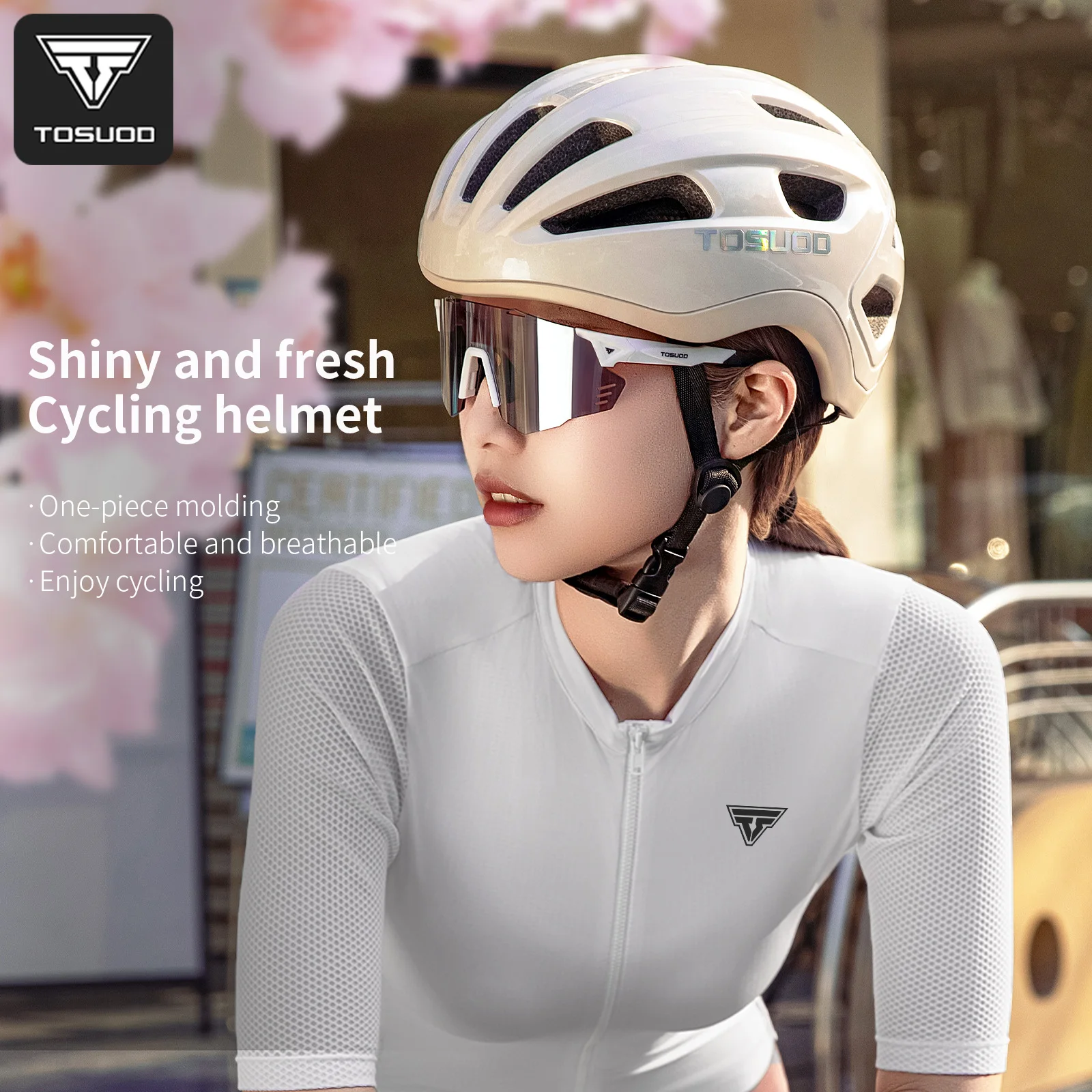 

Шоссейный велосипедный шлем TOSUOD — легкая конструкция, дышащие вентиляционные отверстия, ударопрочный корпус, оснащает безопасность и удобная посадка