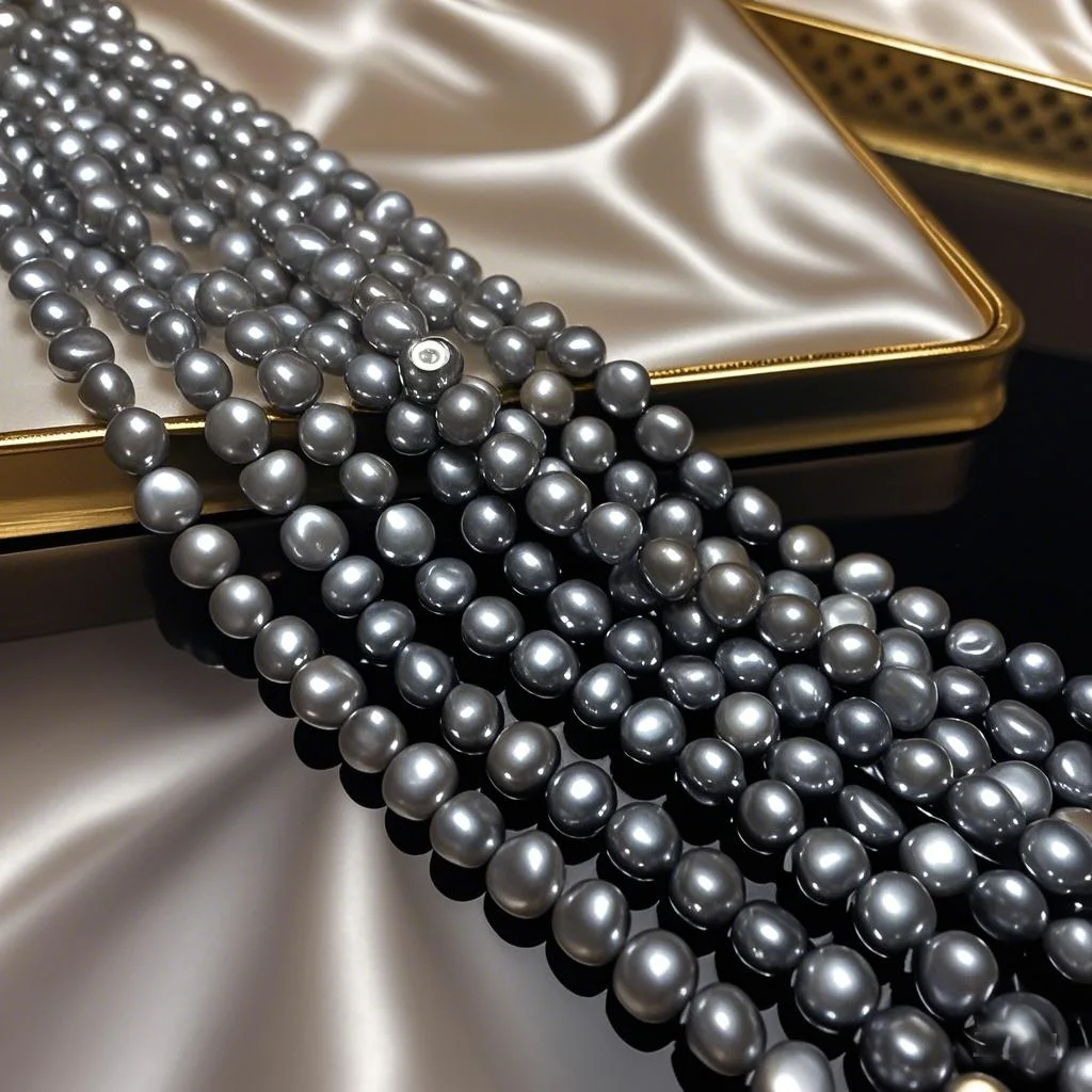 

9-10mm 3A Unique Form Natural Freshwater Pearl Black Irregular Pearl Bead Jewelry Make DIY Necklace Earring Bracelet Accessory