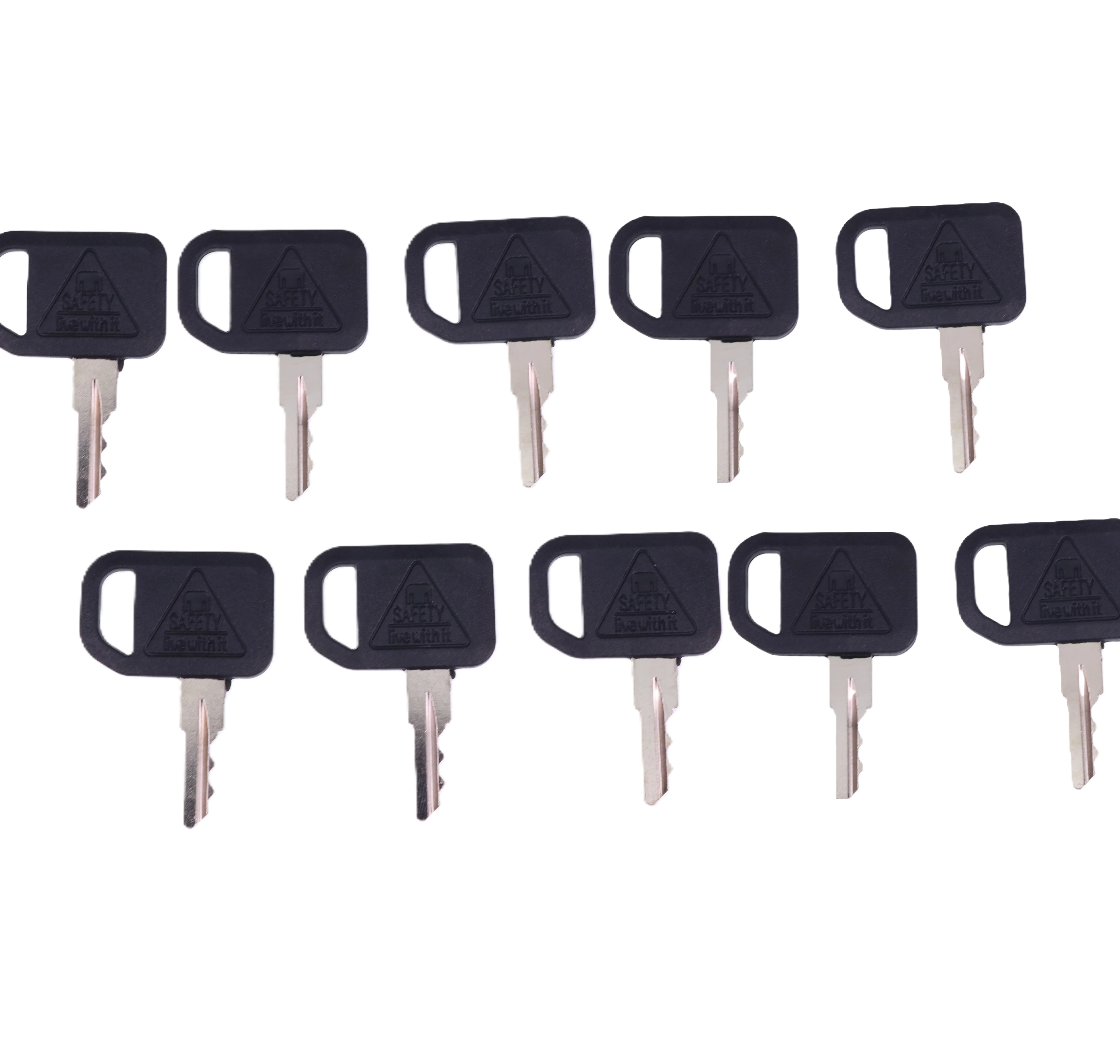 10PCS Ignition Key AM131841 AM101600 AM102439 M73153 For John Deere 1800 2020 2030A XUV620I XUV850 Gator 4X2 4X4 HPX