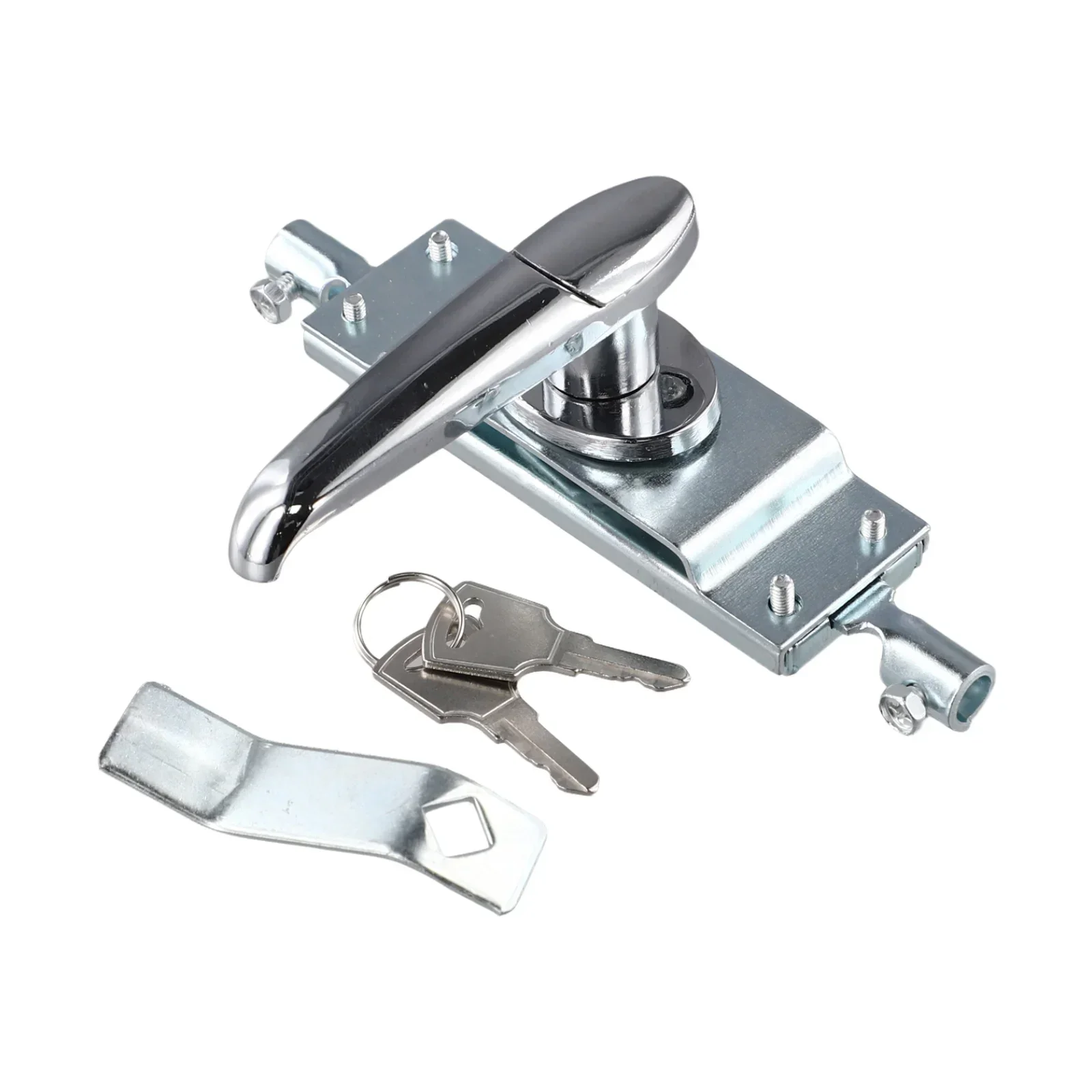 

Хромированный ключ для замка с левым звеном, замок с ключевыми словами, содержание упаковки, надежная производительность, замок с подвесной ручкой для языка