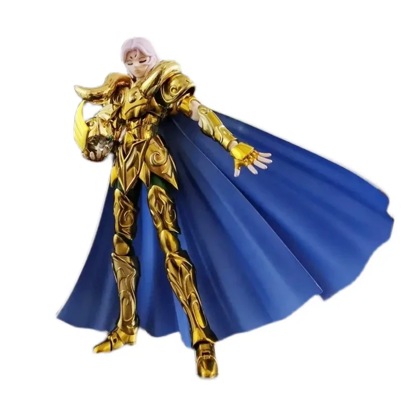 Figura de acción de caballeros del zodiaco, modelo CS Saint Seiya Myth Cloth EX Grand Pope Aries Mu con cabeza de moda dorada/24K/OCE, en Stock