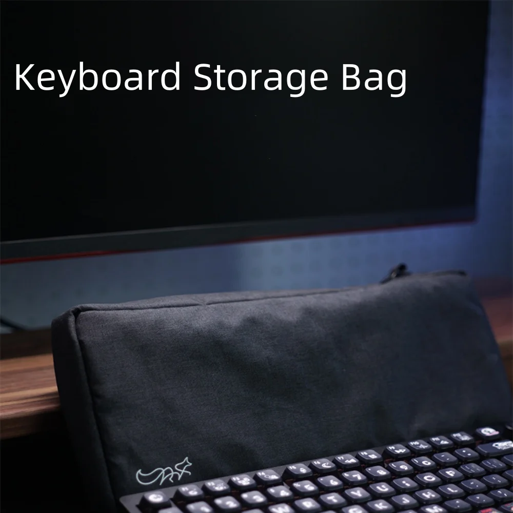 

Protable Keyboard Storage Bag Large Capacity Mechanical Keyboard 87/75/67 Protective Bag Thickened Fabric Waterproof Protect