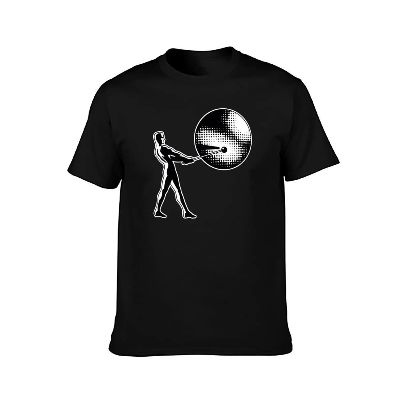 Rank Gongman Black T-Shirt Plus Size Basic Short Sleeve Top T-Shirt