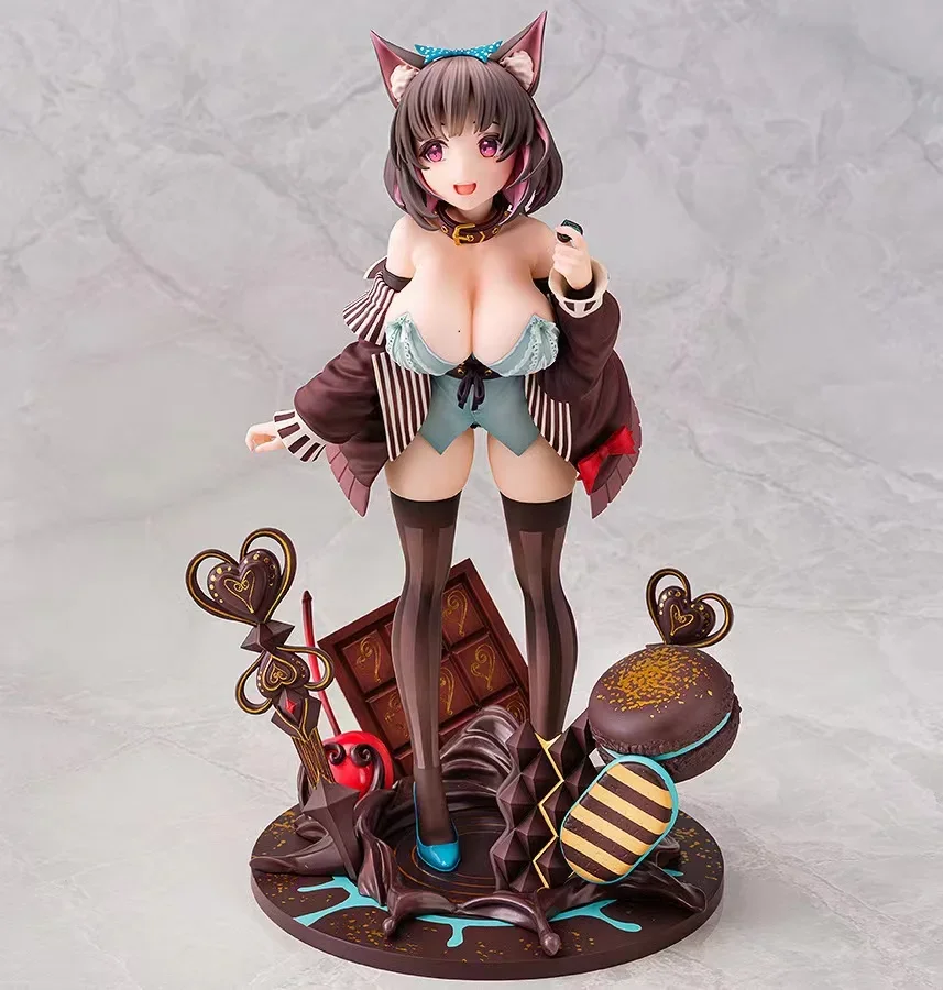 100% Originele Rocket Boy Mauve chocolade Sexy Girl Anime Figuur PVC Collectible Model Speelgoed Cadeau voor Jongens Ornamenten Desktop