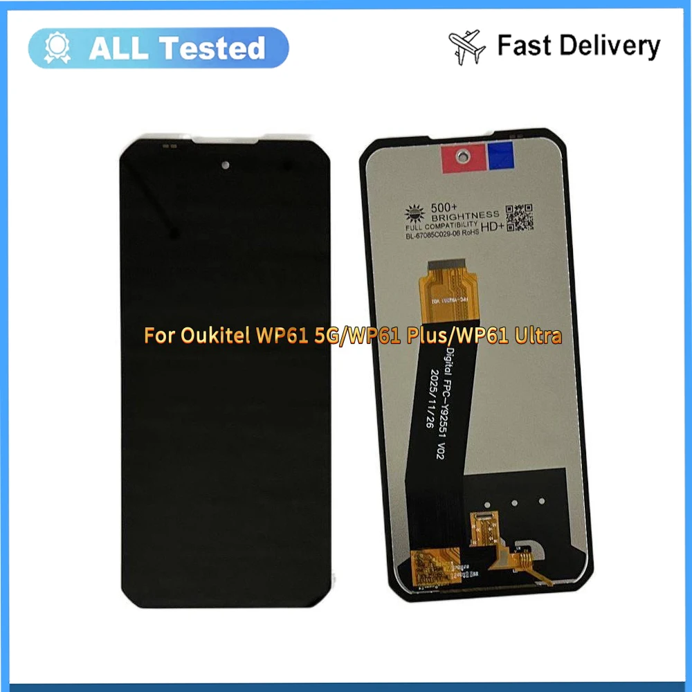 For Oukitel WP61 5G WP61 Ti WP61 Plus WP61 Ultra LCD Display + Touch Screen Digitizer for Oukitel WP61 5G WP61Ti WP61 Plus LCD