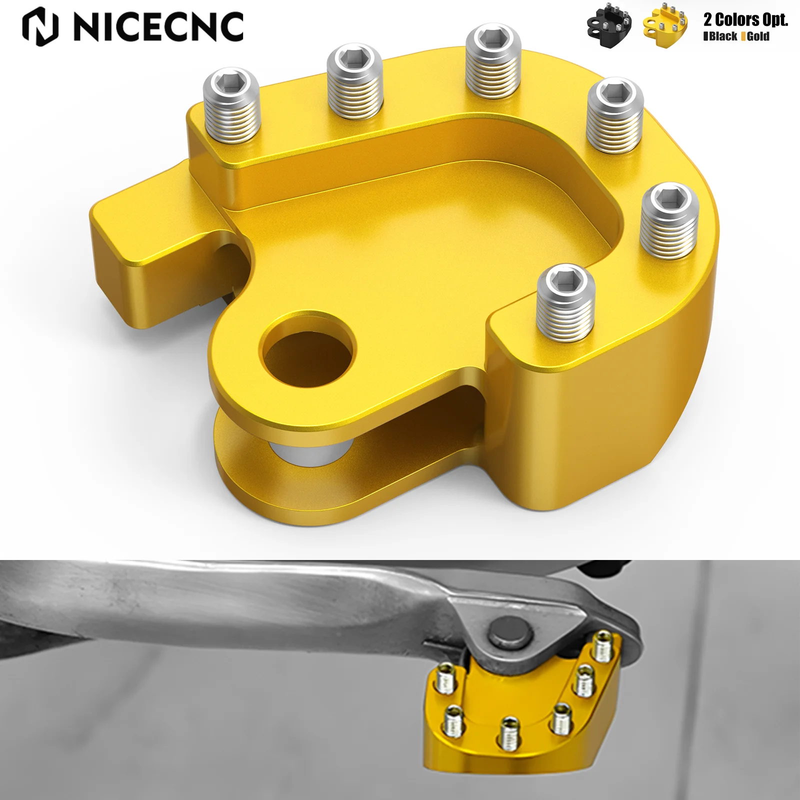 

NICECNC Motorcycle Rear Brake Pedal Lever Tip Extension Plate For Suzuki DRZ400 DRZ400E DRZ400S DRZ400SM 2000-2024 DR-Z 250 RM