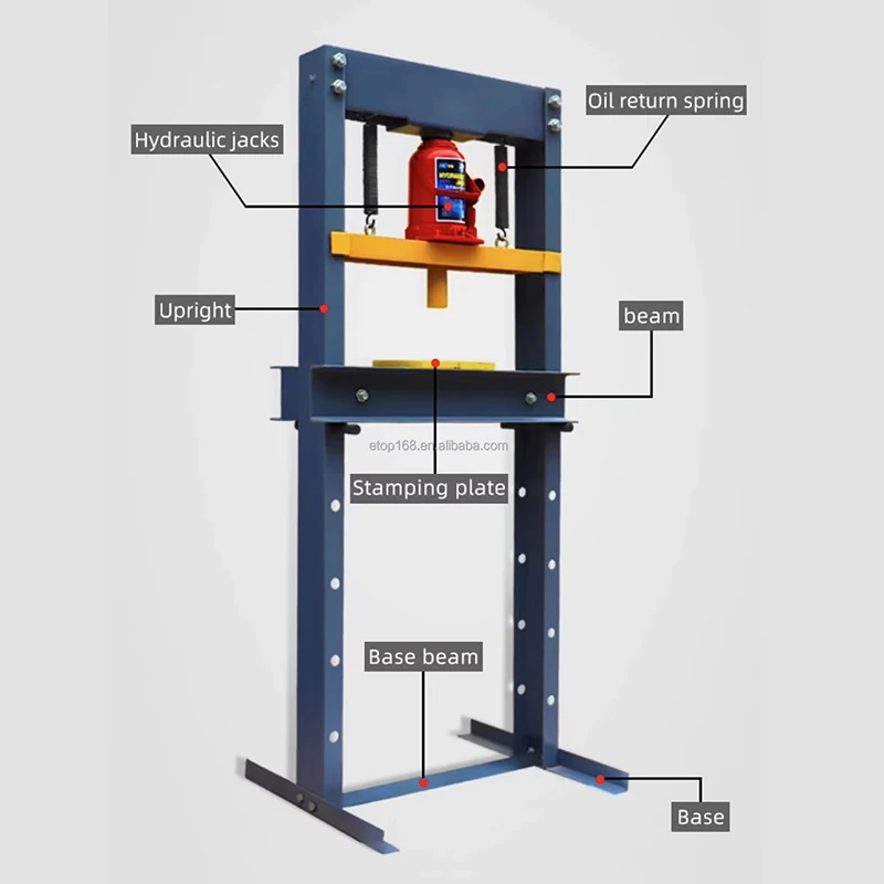 Press with Hydraulic Jack for Car Repair Automatic Workshop Hydraulic Tools 20t 32t 50t Steel Shop