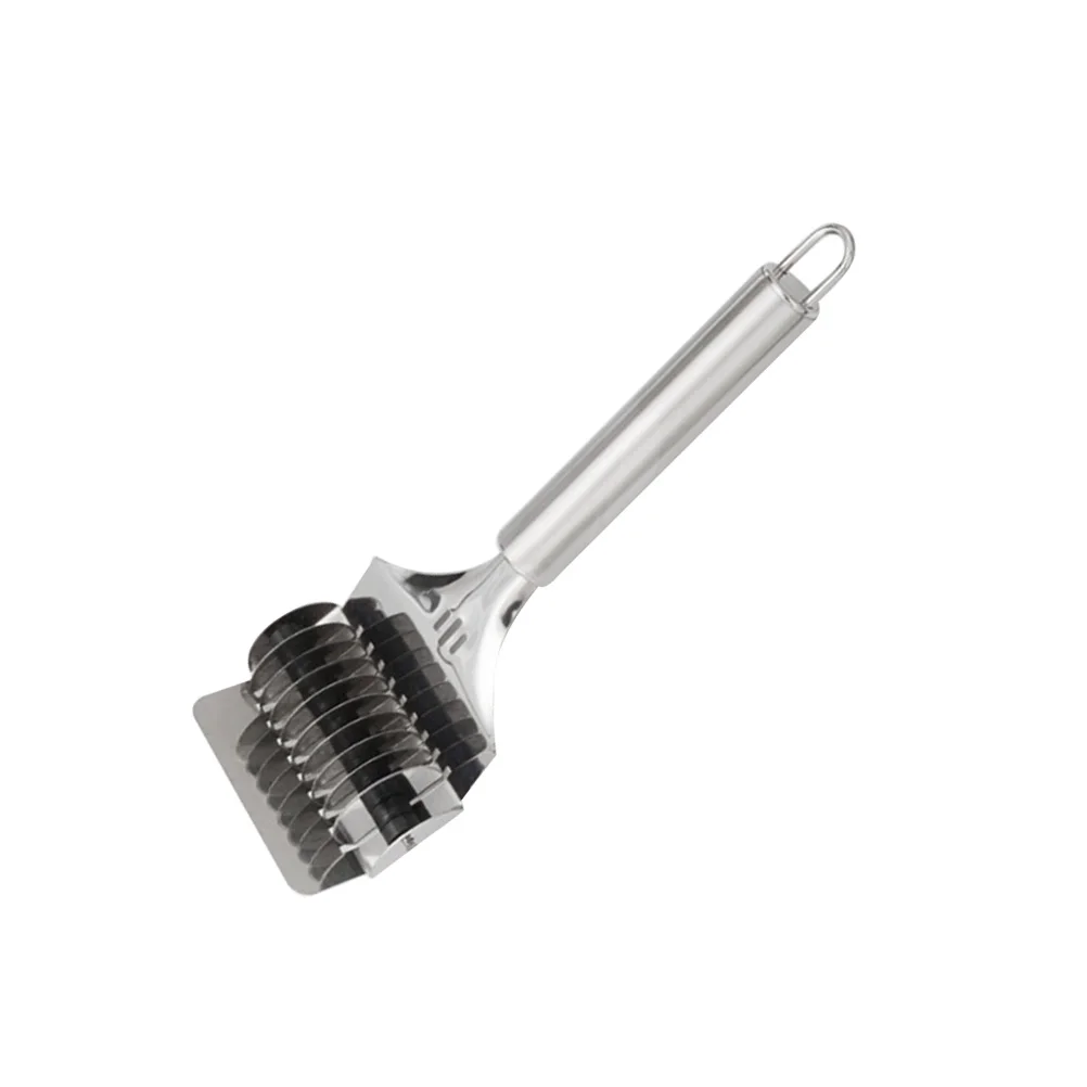 

Stainless Steel Noodle Maker Lattice Roller Docker Cutter Tool Multi Purpose Kitchen Gadgets Garlic Ginger Parsley Dough Cutter