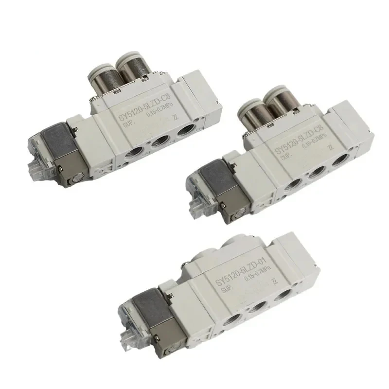SY3120 SY5120 SY7120 4LZD 5LZD 6LZD High Quality  Pneumatic Control Solenoid Valve  5 port 2 Solenoid Valve SY5120 Valve