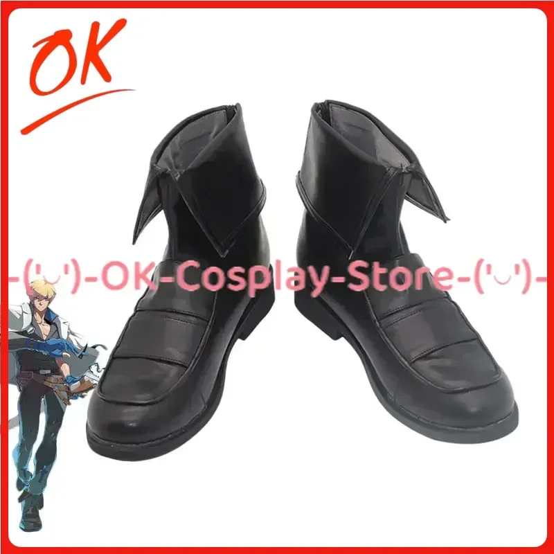 

[Customized] Ky Kiske Cosplay Shoes Anime Roleplay Prop Halloween Carnival Party PU Leather Boots