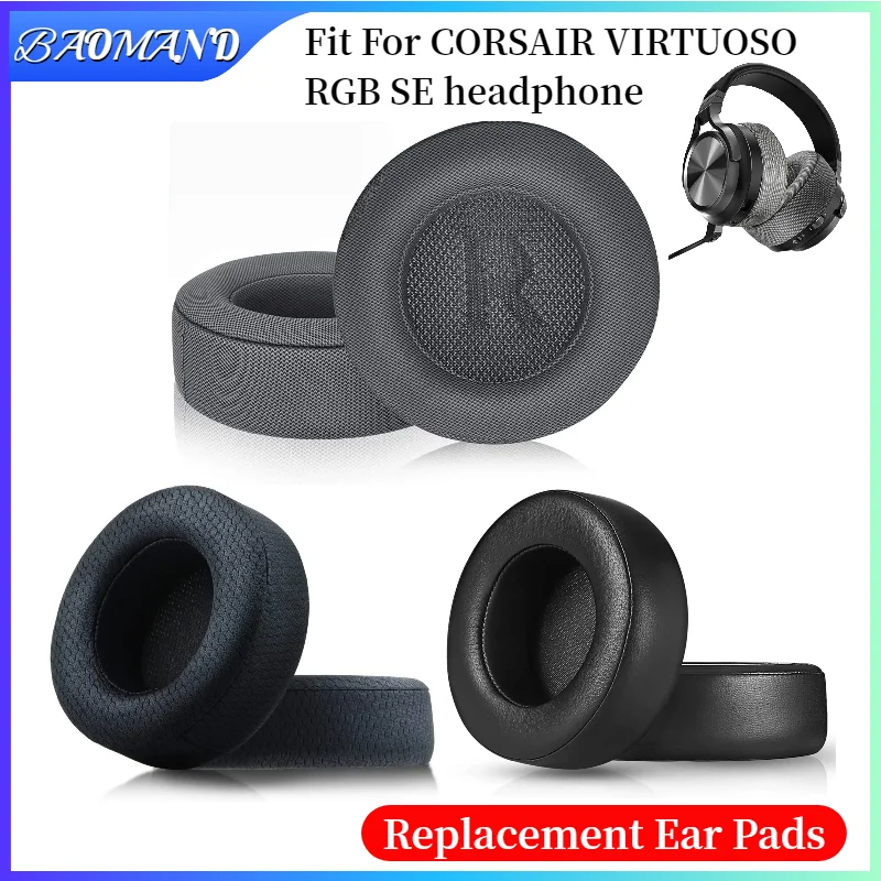 

Replacement Earpads For CORSAIR VIRTUOSO RGB SE Ear Cushion Headphone Ear Pad